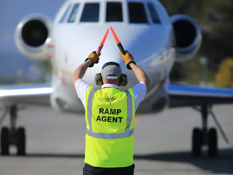 professional airport worker