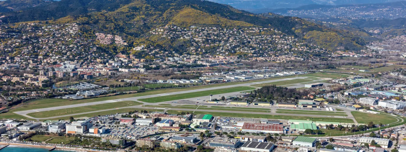 Veduta dall'altro aeroporto